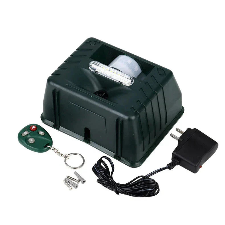 Ultraschall Vogelvertreiber Specht Solar Garten Hof Terrasse Humane Tierabwehr