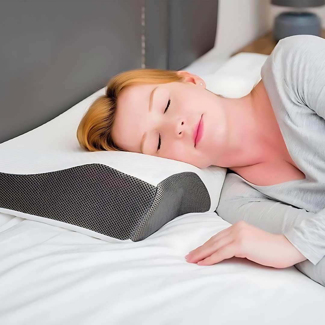 Memory Foam Nackenstützkissen - Konturiertes Design zur Linderung von Nackenschmerzen und Verbesserung der Schlafqualität