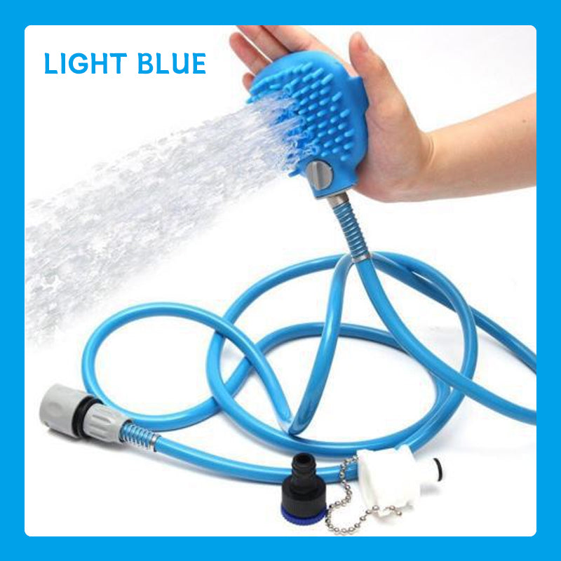 Push-Button Haustierdusche