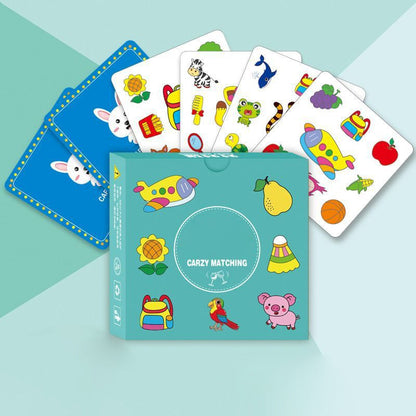 Verrücktes Paar von Kollision Kinderspiel Bildungsbrettspielkarten