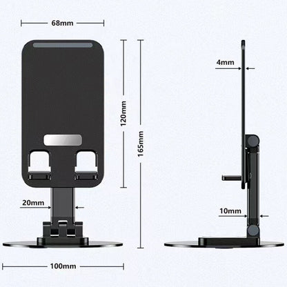 360° drehbarer Aluminium-Telefon- und Tablet-Ständer für optimale Nutzung