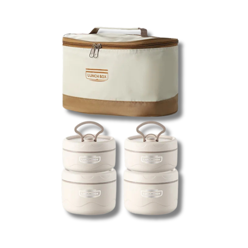 Stapelbares Isoliertes Brotdose-Set