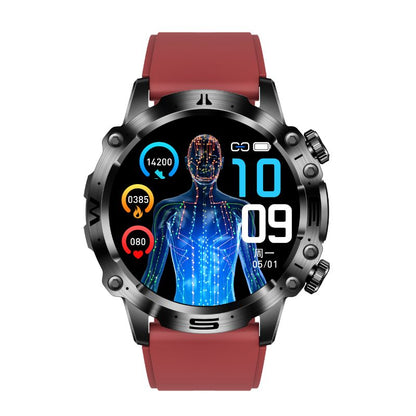 GlycoGuard™ | ECG Blutzucker- &amp; Blutdruck-Gesundheitsmonitor Sportuhr für Fitness-Tracking &amp; tägliches Gesundheitsmanagement