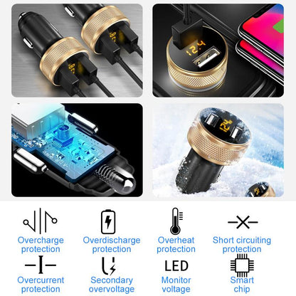 Dual-USB-Ladegerät Auto Zigarettenanzünder