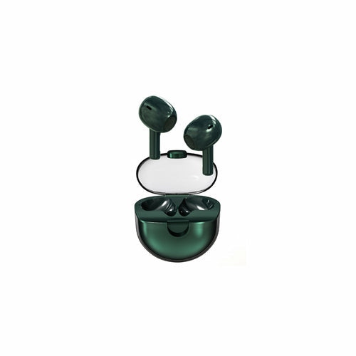 Klarer Bluetooth-Kopfhörer mit Ladegerät