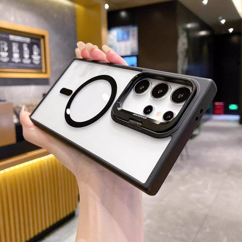 Samsung Transparente Magnetische Halterung Telefonhülle