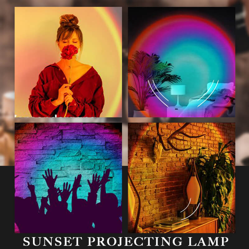 Sonnenuntergangs-Projektionslampe mit Fernsteuerung