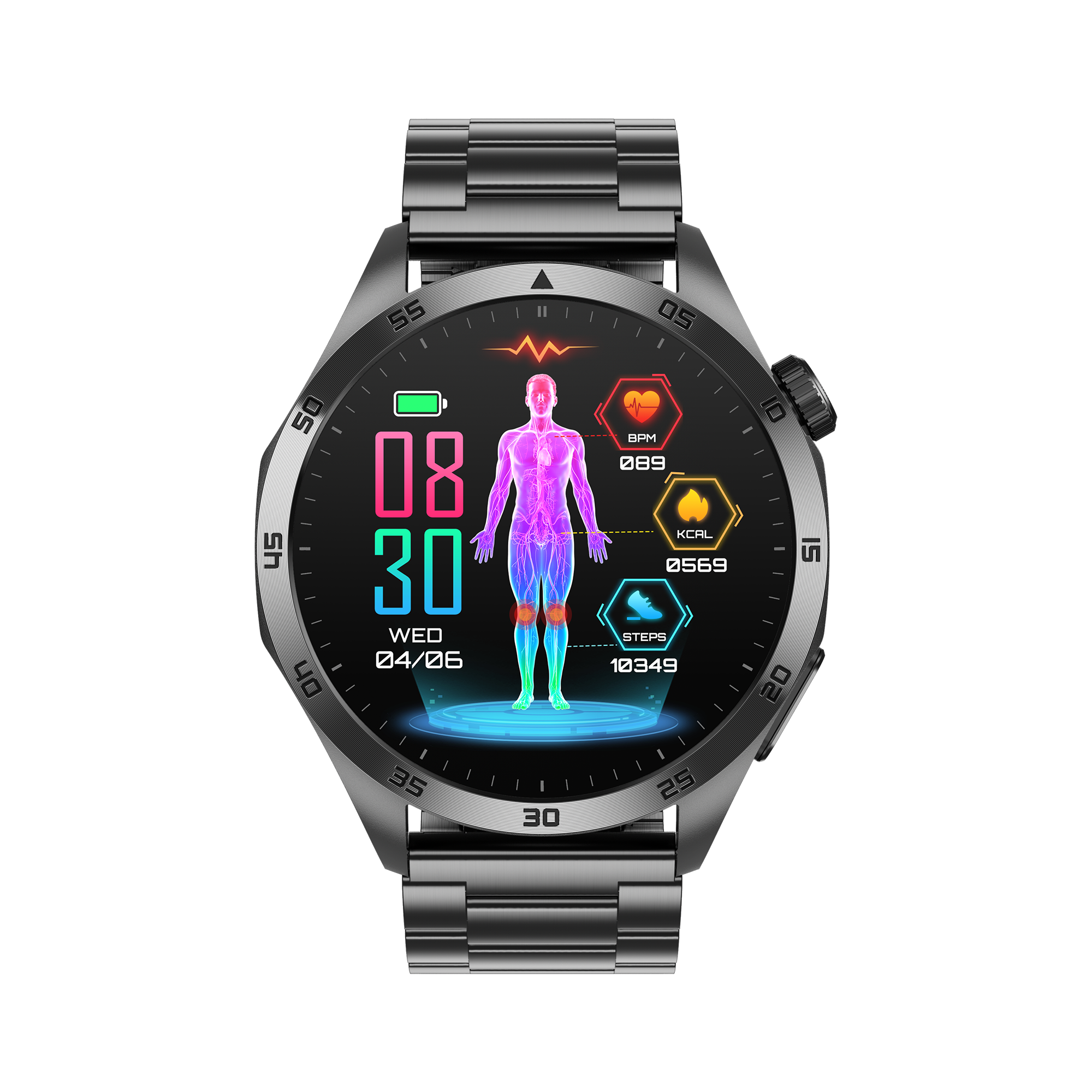 Zelara pro 4 Intelligente mikrophysikalische Untersuchung Blutzucker EKG Druck Blutsauerstoff Smartwatch