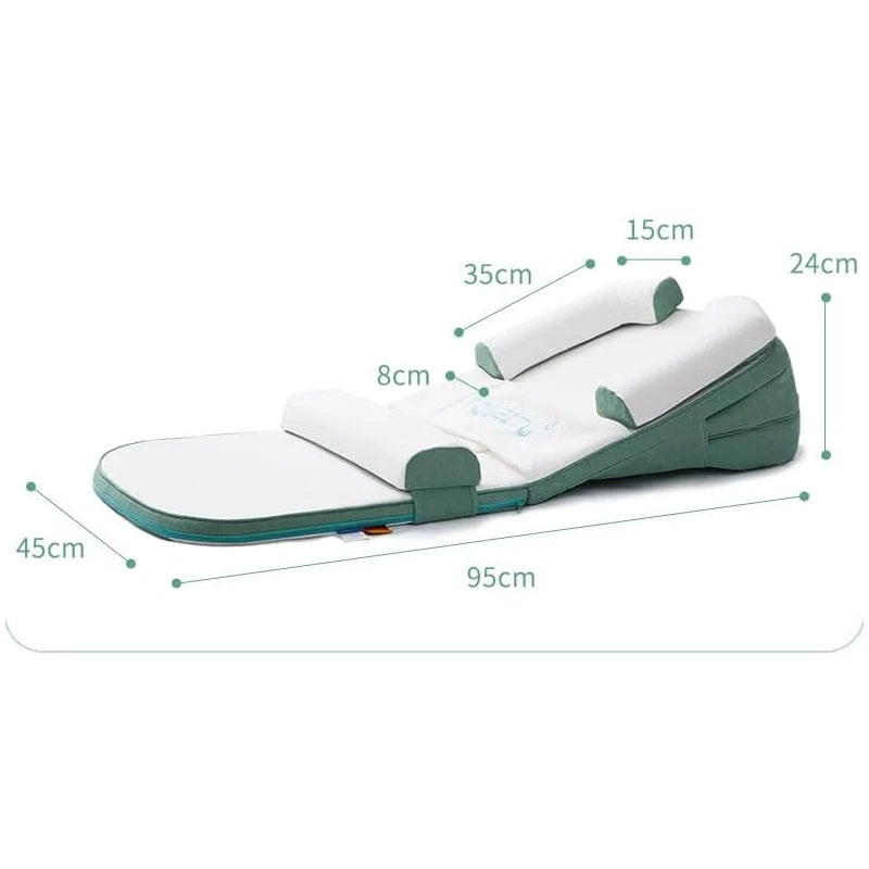 Baby Wedge Seitenschläferkissen Bett Reflux Anti-Roll Neugeborenenbett