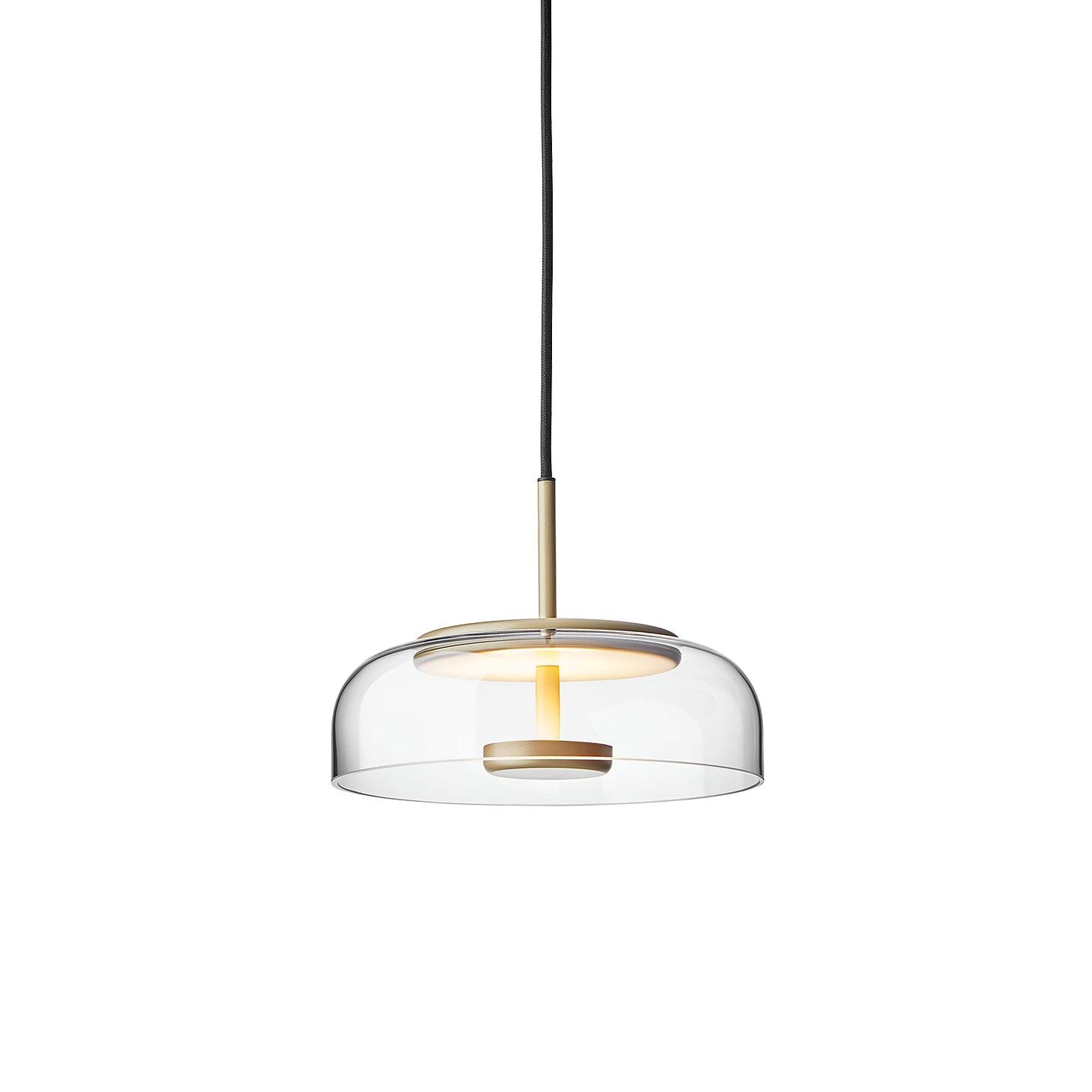Moderne Pendelleuchte - Messing &amp; Glas