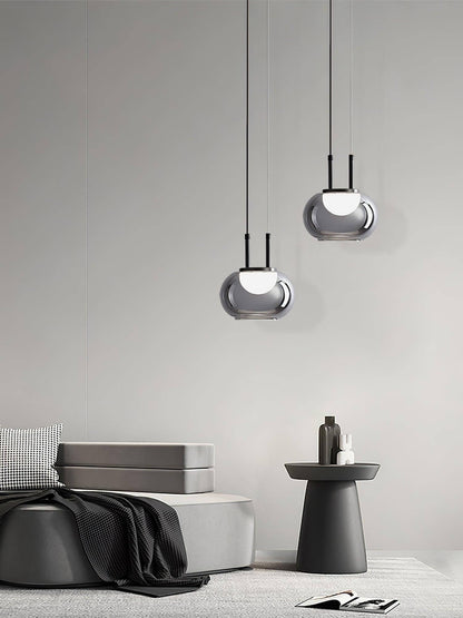 Moderne Halo Pendelleuchte, 3-flammig