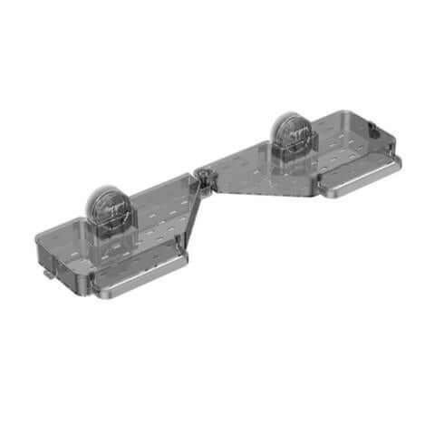 Klappbares Badregal mit Saugnäpfen