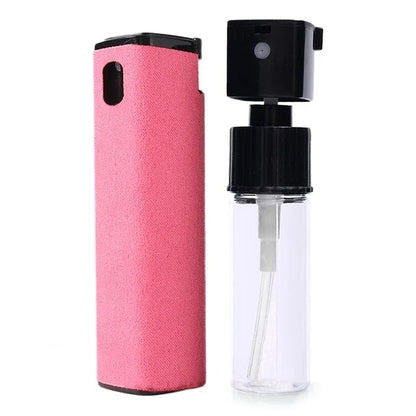 2-in-1 Premium Mikrofaser Bildschirmreiniger Sprayflasche &amp; Mikrofasertuch für Handy, iPhone, iPad, MacBook, Laptop, Computer - Reinigungstücher für Apple Geräte, Brillen, Bildschirme