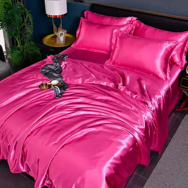 Satin Bettbezug Set - Luxuriös &amp; Weich