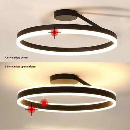 Moderne LED-Deckenleuchte für Wohnzimmer