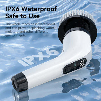 Elektrische Reinigungsbürste mit 7 Aufsätzen