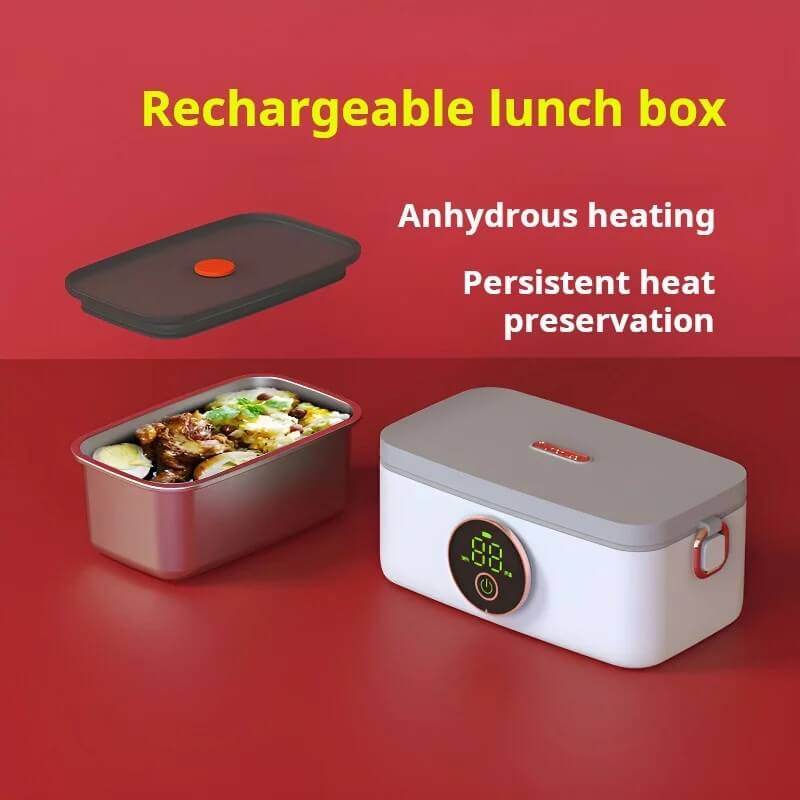 Elektrische Lunchbox 1000ml - Warmhaltebox mit Akku