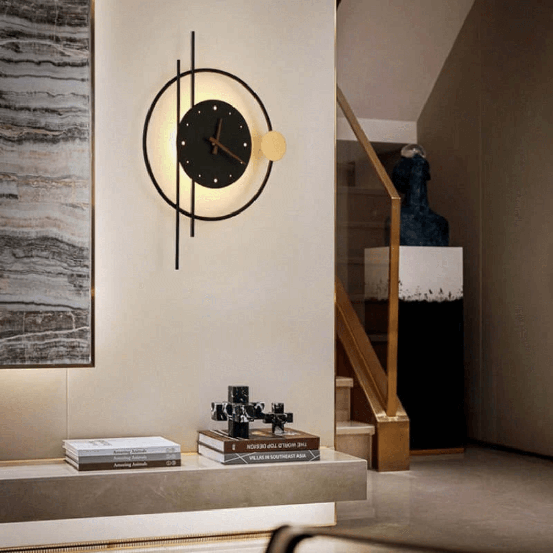 LED Wanduhr mit Beleuchtung, Modernes Design