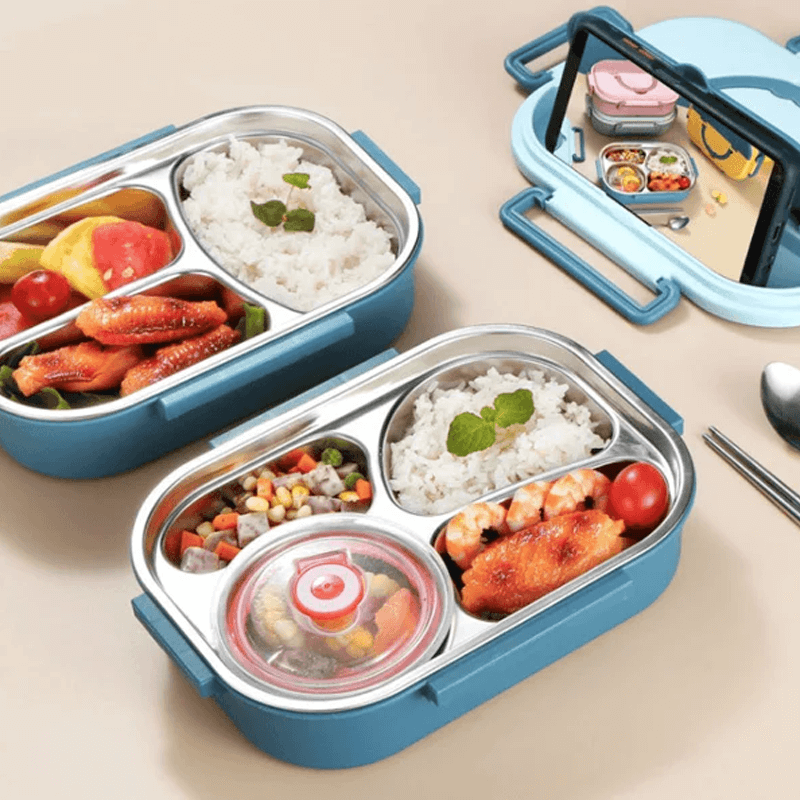 Thermo-Lunchbox Edelstahl - Warmhaltebox