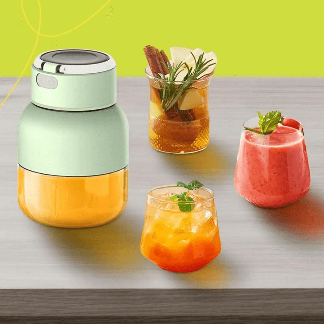 Tragbarer 2-in-1 Mixer &amp; Entsafter