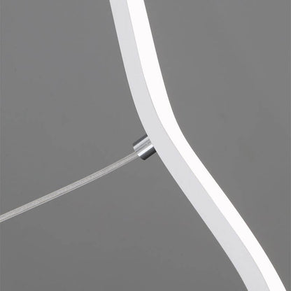 Moderne LED-Pendelleuchte Wellen-Design