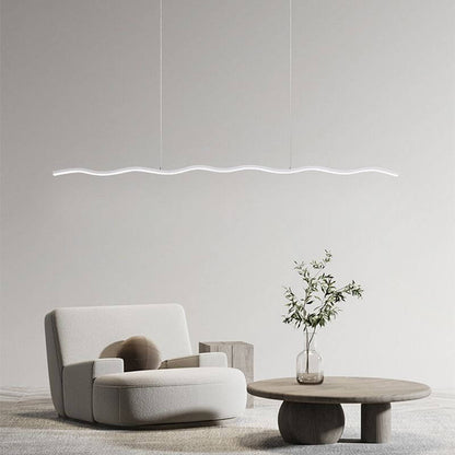 Moderne LED-Pendelleuchte Wellen-Design