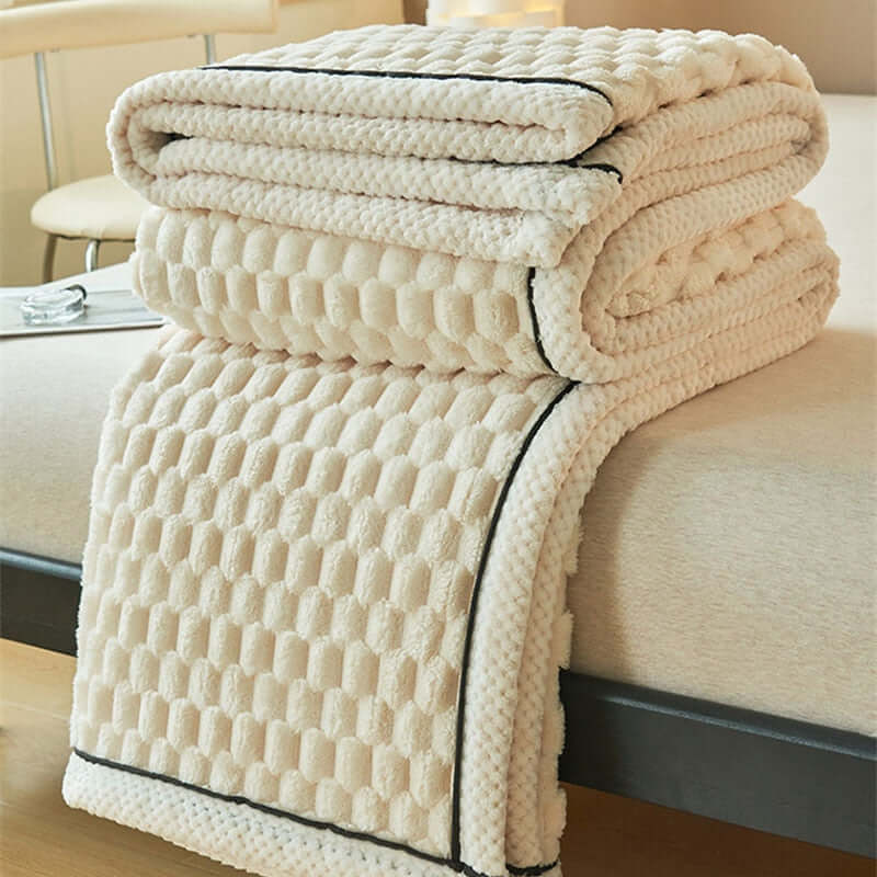 Kuscheldecke Flanell Fleece - Ultraweich &amp; Warm