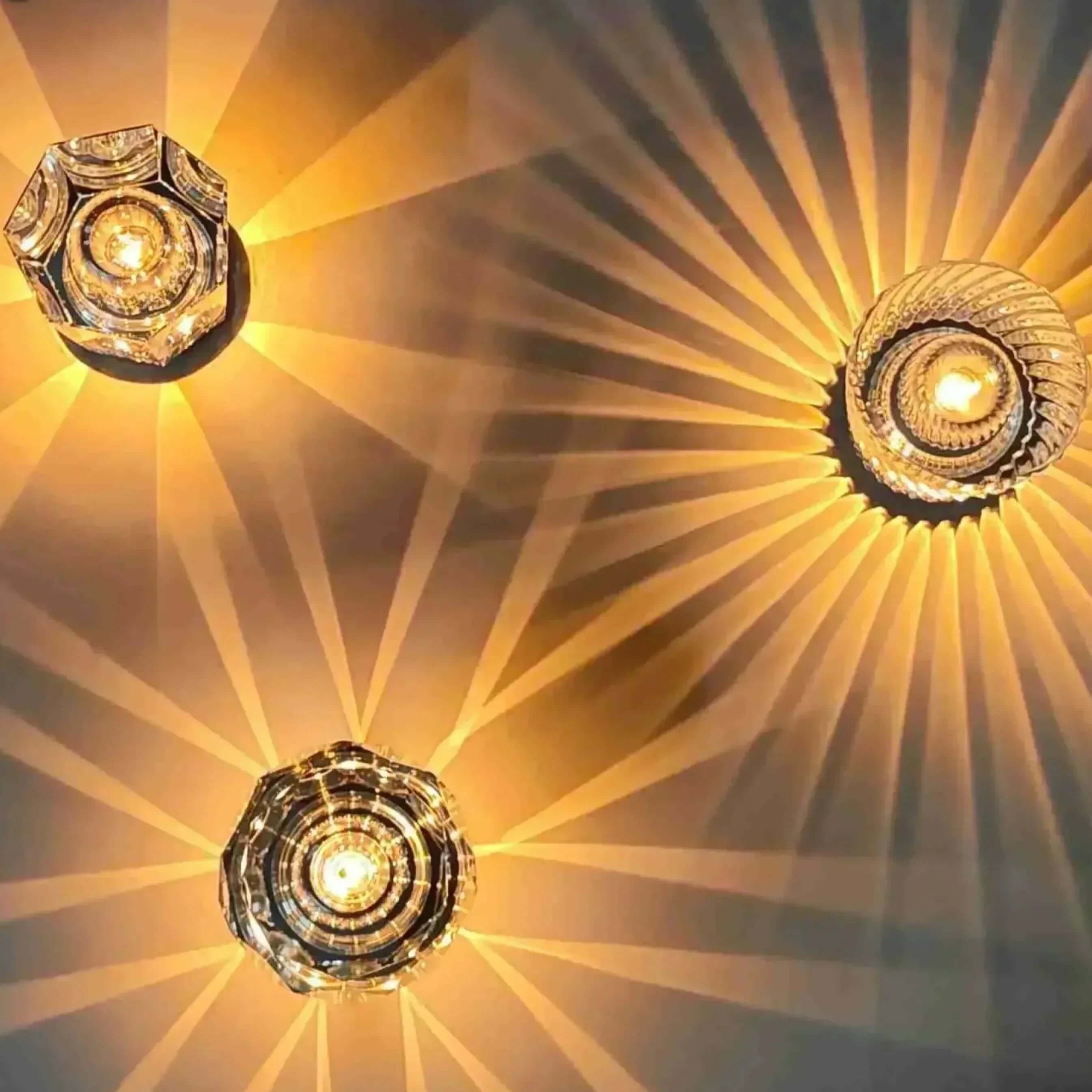 LED Kristall Diamant Tischlampe