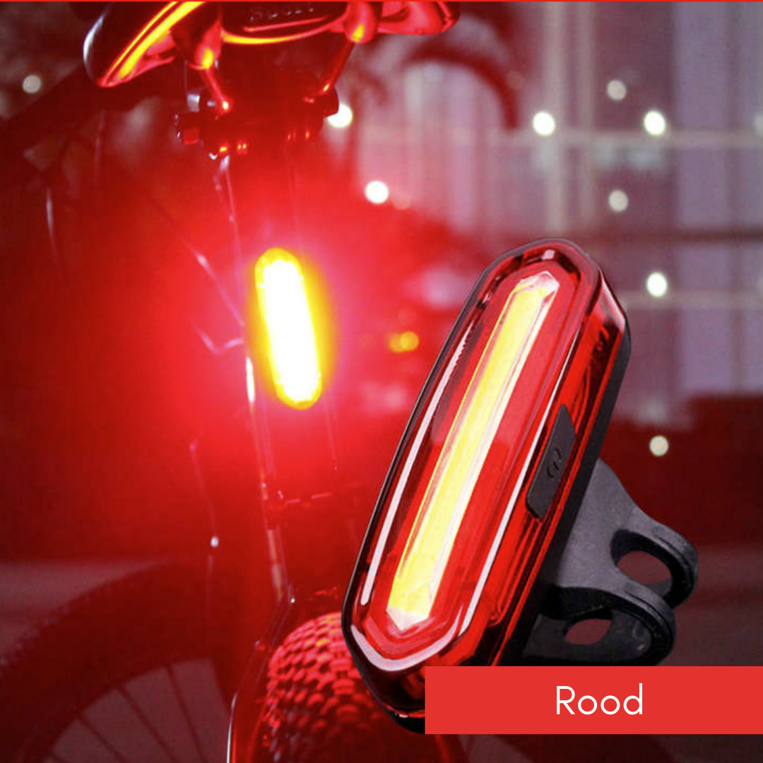 Zelara™ LightUp Fahrrad-LED-Rücklicht, abnehmbar und wiederaufladbar