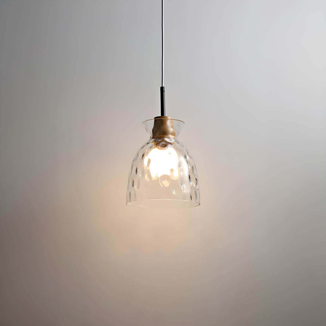 Moderner Glas-Kronleuchter, 1/3 Köpfe