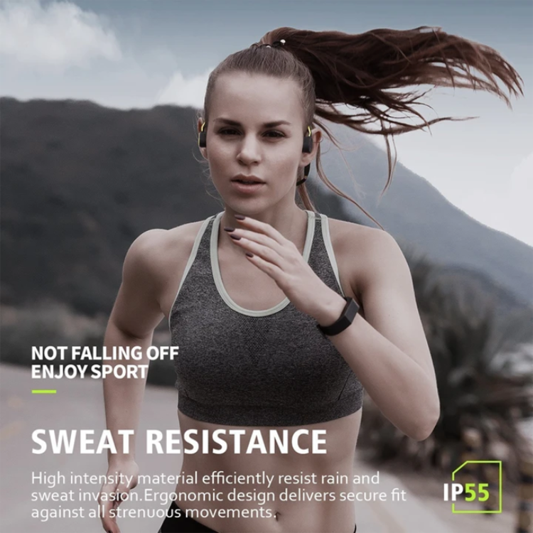 Neue wasserdichte Knochenleitungs-Kopfhörer Stereo Bluetooth Wireless