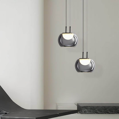 Moderne Halo Pendelleuchte, 3-flammig