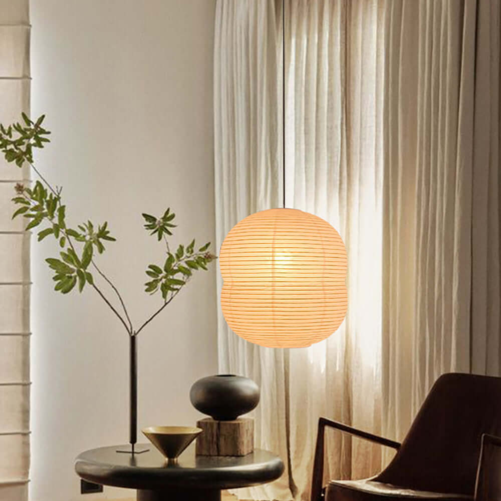 Mini Pendelleuchte aus Washi-Papier