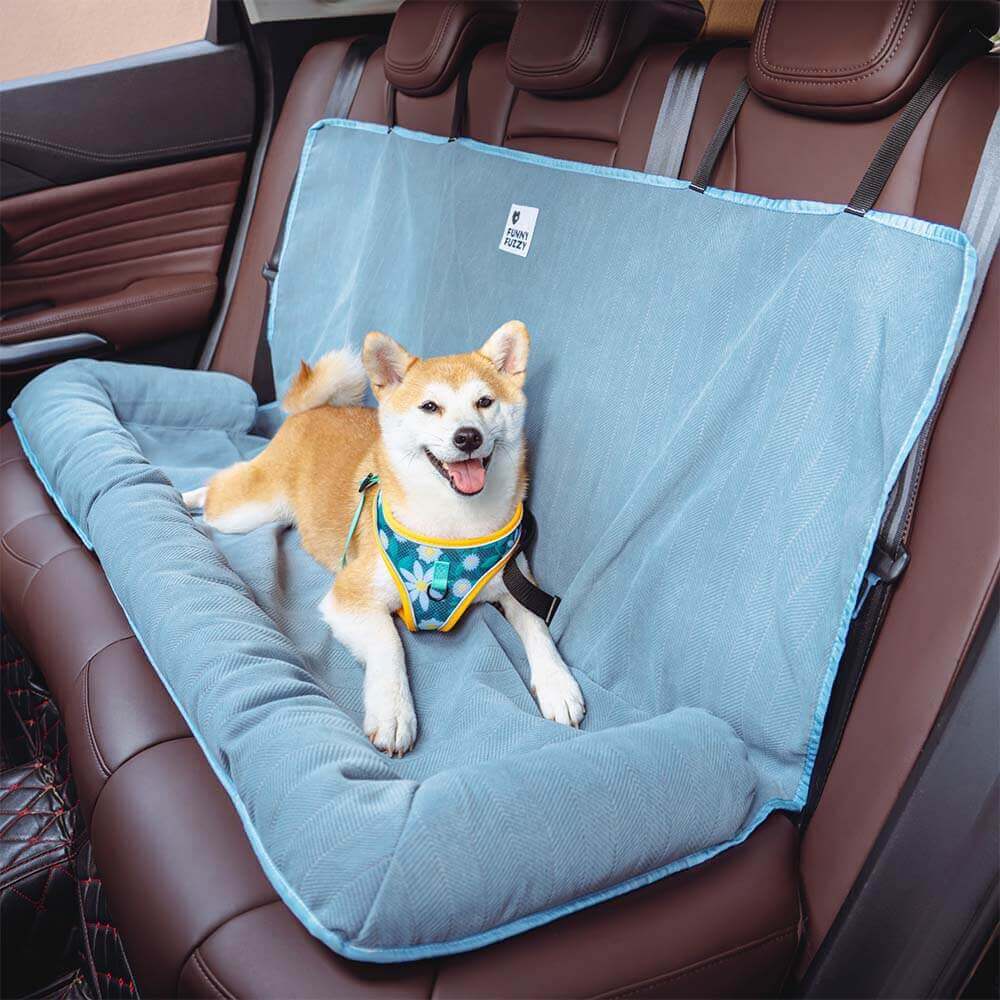 Hundeautositz &amp; Schutzdecke 2-in-1