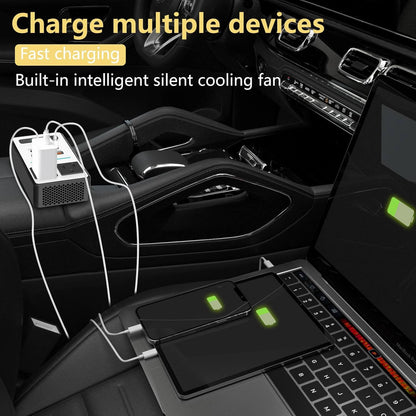 Zelara Auto Wechselrichter 12V auf 220V AC mit USB