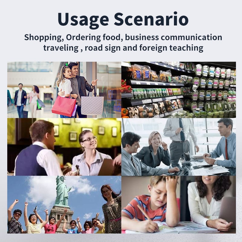 Scanner- und Übersetzungsstift mit 112-Sprachen Echtzeit-Sprachübersetzung und Aufnahmefunktion