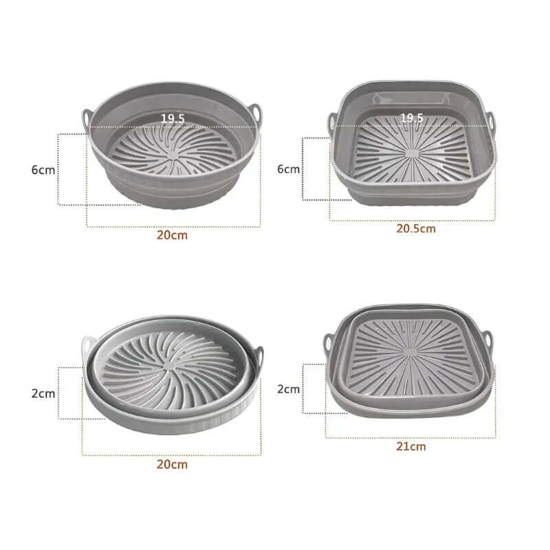 Silikonmatte Airfryer - Hitzebeständig &amp; Antihaft