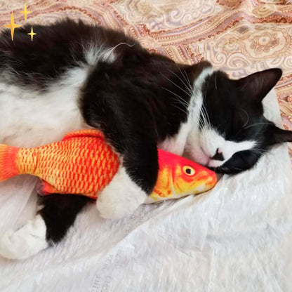 Interaktives Katzenspielzeug Set - 4 Bewegliche Fische