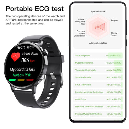 Zelara Smart Watch der vierten Generation für Blutzucker und Blutdruck, EKG/EKG