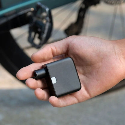 Ultra-kompakte Mini-Elektropumpen für Fahrräder mit Type-C wiederaufladbarem Akku – Passt auf Schrader- und Presta-Ventile