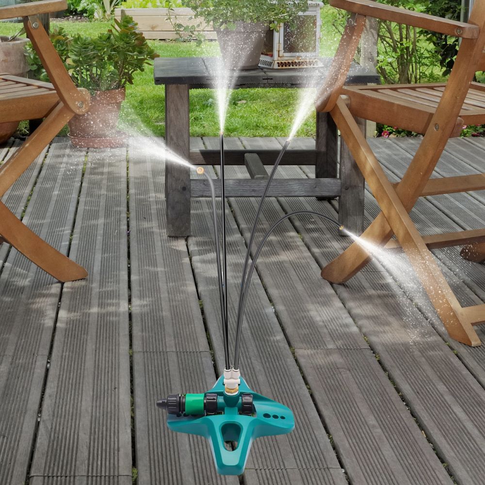 Mobiles Sprühnebel-System für Garten &amp; Terrasse – Verstellbarer Outdoor-Kühler mit mehreren Düsen