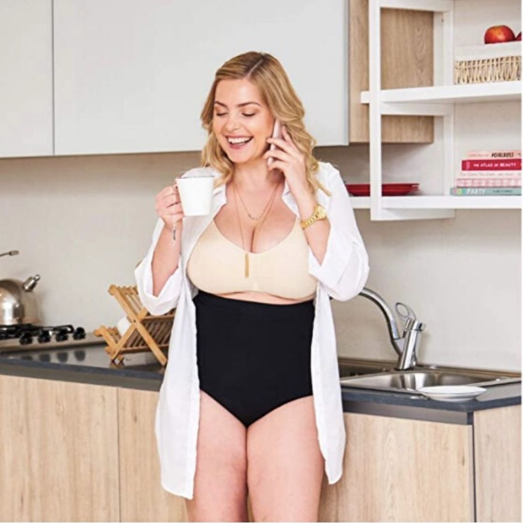 2-in-1 Hohe Taille Bauchweg Panty mit Shaping-Effekt – Komfort und Unterstützung