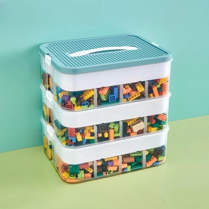 Stapelbarer Organizer für Spielzeug