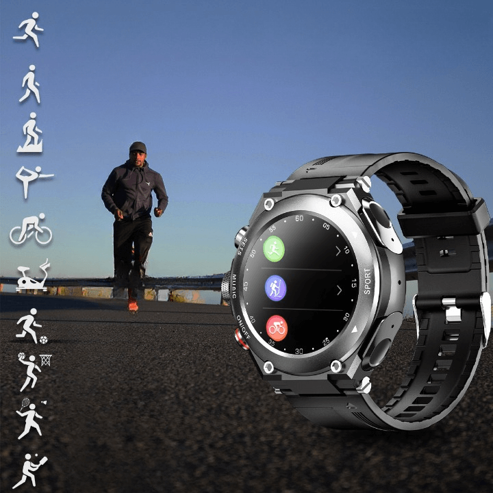 Smartwatch mit Ohrhörer - Fitness Tracker &amp; Gesundheitsmonitor