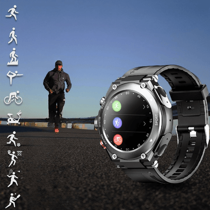 Smartwatch mit Ohrhörer - Fitness Tracker &amp; Gesundheitsmonitor