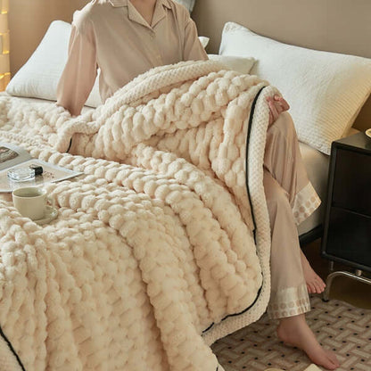 Kuscheldecke Flanell Fleece - Ultraweich &amp; Warm