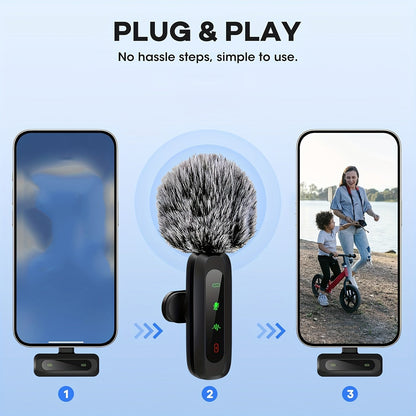 SoundClip Kabelloses Lavalier-Mikrofon - Für Smartphones und Tablets