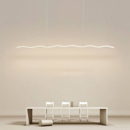 Moderne LED-Pendelleuchte Wellen-Design