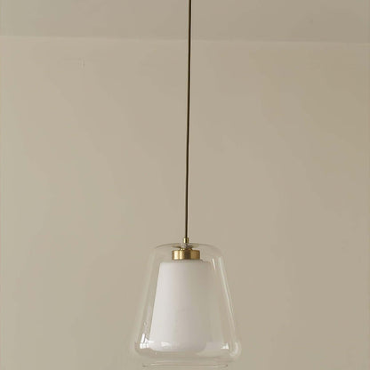 Moderne Glas-Pendelleuchte