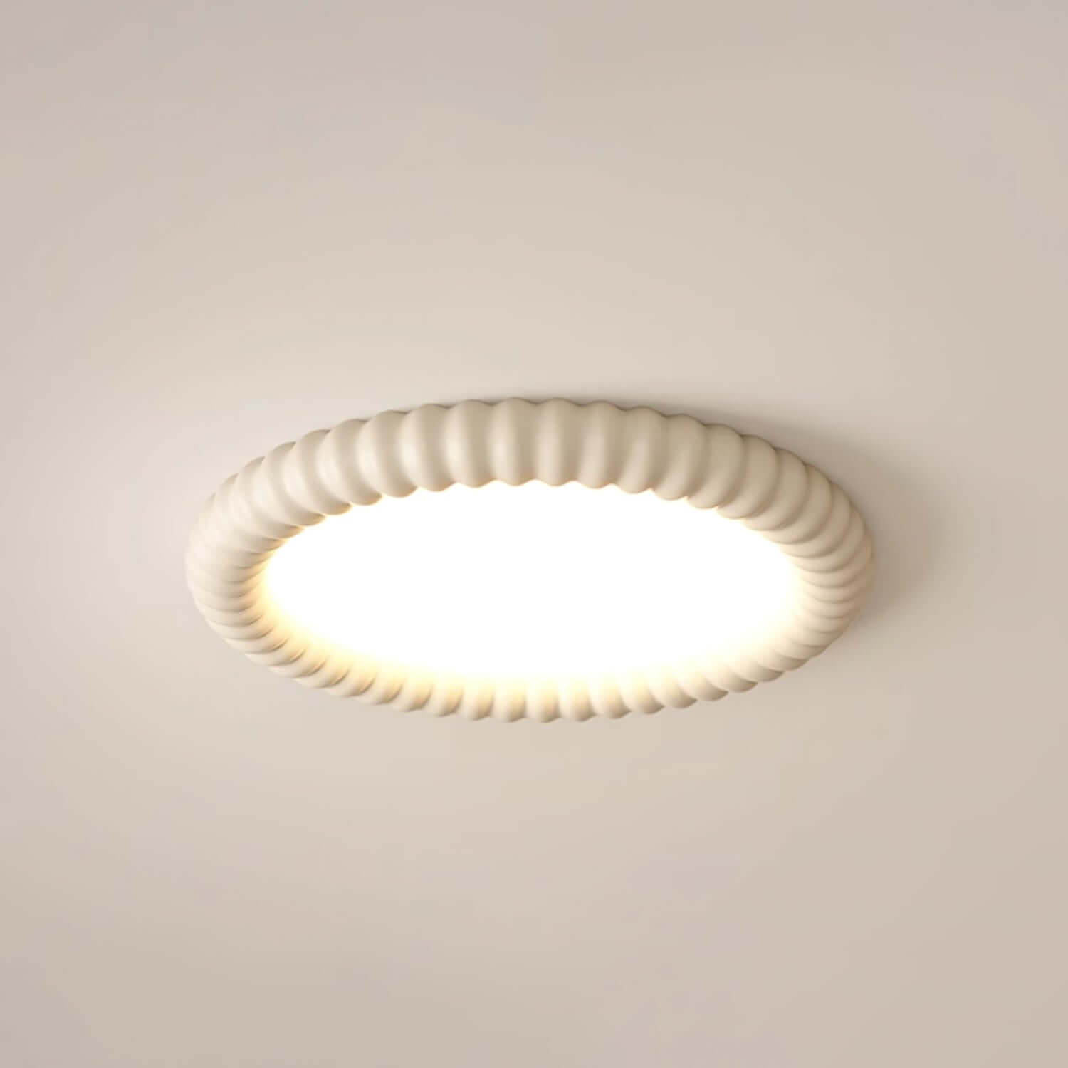 Moderne LED Deckenleuchte - Wellen-Design